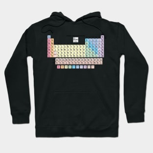 Periodic Table with all 118 Element Names Hoodie